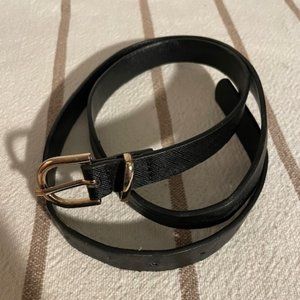 Thin Black Belt